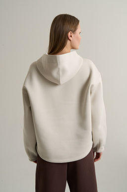 Толстовка на молнии Бежевый ICONIC Knit Track Top - Anta фото 4