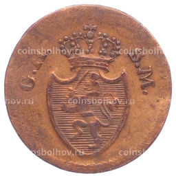 Монета 1 пфенниг 1819 года Гессен-Дармштадт