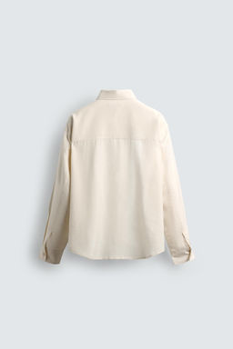 RELAXED FIT FLOWING SHIRT - Zara фото 8