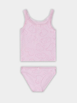 КОМПЛЕКТ ДЛЯ ДЕВОЧЕК (МАЙКА, ТРУСЫ)