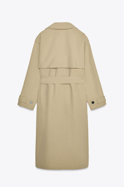 WATER-REPELLENT TRENCH COAT WITH BELT - Zara фото 13