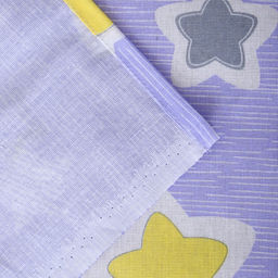 Постельное бельё BABY Звёздочки, цвет фиолетовый, 112х147см,110х150см, 60х60см, бязь 142гр/м, 100% хлопок - Атра фото 3