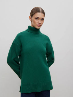 ЕМКА / Свитер с разрезами по бокам - Emka фото 3