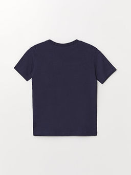 Bisiklet Yaka K?sa Kollu Bask?l? Erkek Bebek Ti??rt - Waikiki фото 2