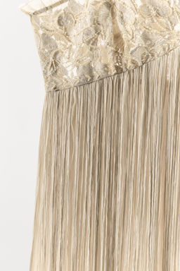 EMBROIDERED FRINGED COMBINATION DRESS - Zara фото 16