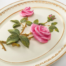 Панно настенное полистоун «Королевские розы», 18×3×23 см