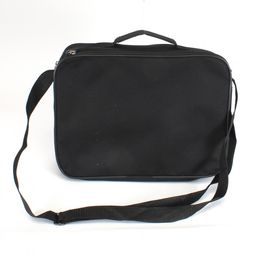 Сумка мужская текстиль LRS-Деловая (245.3) П-600, сорт 3, 2отд, плечевой ремень, черный SALE 242861 - Adelia фото 2