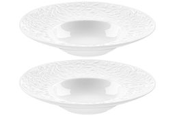 Набор 2 тарелок круглых глубоких 25*25*5,5 см 300 мл Веточки-цветочки - Elan gallery фото 6
