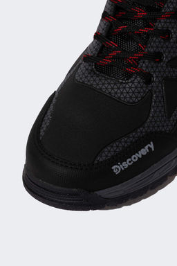 Мужская треккинговая обувь из искусственной кожи со шнуровкой и зубчатой подошвой Discovery Channel - Defacto фото 6