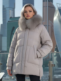 Куртка зимняя с мехом Бренд: Visdeer