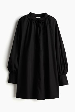 Vestido oversize con tiras de anudar - H&m фото 6
