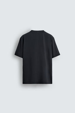 CAMISETA MEDIUM WEIGHT REGULAR FIT ORIGINS / Marino oscuro - Zara фото 8