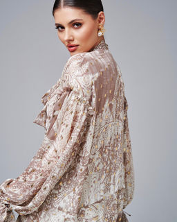 в стиле БОХО блузка из шифона - Sahar art lab фото 2