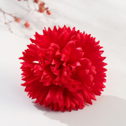 Цена за 50 шт. Мыльные лепестки "Бутон гвоздики. Красный" 6х6х5 см