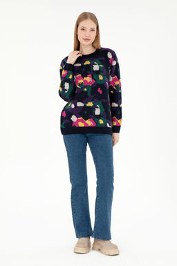 Женский темно-синий свитер Неожиданная скидка в корзине - U.s. polo assn фото 4