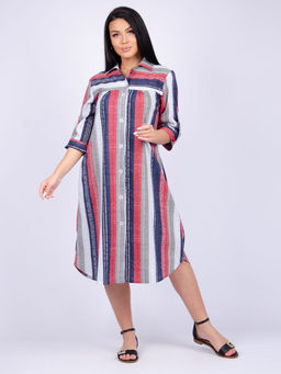 Платье "Анита" красное, трикотаж