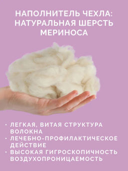-35% Одеяло всесезонное 200х220 Золотое руно Premium - Ecotex фото 3