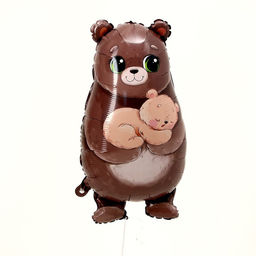 Воздушный шар фольгированный 31" «Милый мишка», с подложкой