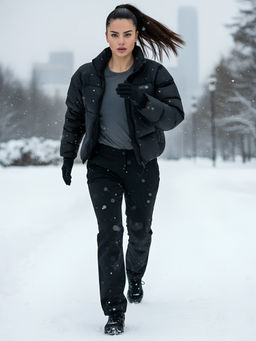 Брюки спортивные софтшелл MTFORCE женские черного цвета 2410Ch  фото 24