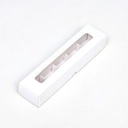 Коробка складная под 5 конфет, белая, 5?22?3.5 см, набор 5 шт. - Simaland фото 3