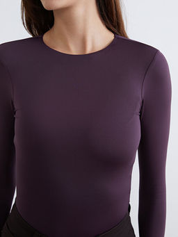 Bisiklet Yaka Kad?n Bodysuit