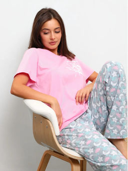 Пижама женская кор. рукав Today луна - Амадэль фото 2