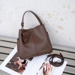 Женская сумка, кожа, MIRONPAN 26006 Коричневый