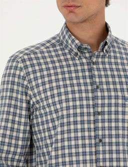 Lacivert Regular Fit Uzun Kollu G_mlek - Pierre cardin фото 7