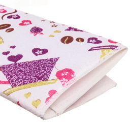 Цена за 2 шт. Коврик для сушки посуды 38*50см "Кофейный аромат"