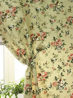 Ткань интерьерная Рауза цв.бл.оливково-бежевый, ш.1.48м, хл-80%, п/э-20%, 265гр/м.кв - Купава фото 2