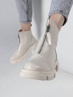 Ботинки 330.21074m.Бежевый/Шерсть