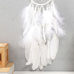 Ловец снов амулет «Белый шик», 40×11 см