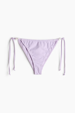 Braga de bikini cheeky con tiras de anudar