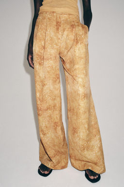 PANTAL?N ESTAMPADO ZW COLLECTION / Ocre