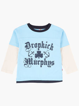 Толстовка для мальчика UD 0227 беж/голуб - Mini maxi фото 3