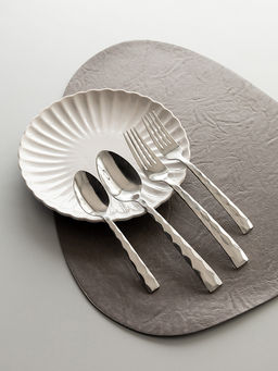 Набор столовых приборов 16 шт. серебро нержавеющая сталь