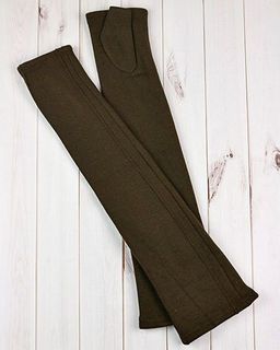 Митенки женские трикотажные удлиненные, 41см