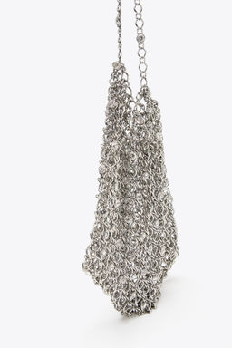 MINI BEADED BUCKET BAG - Zara фото 2
