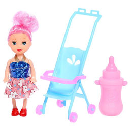 Кукла малышка Ева с аксессуарами, МИКС - Simaland фото 6