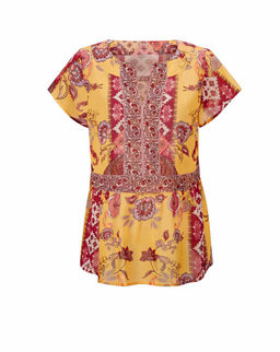 Топ, желто-коричневый - Linea tesini фото 2
