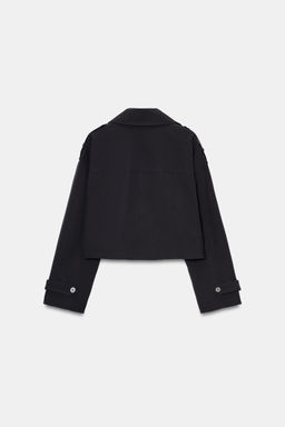 TRENCH CRUZADA CORTA / Marino - Zara фото 7