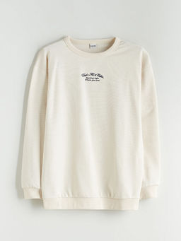 Bisiklet Yaka Erkek ?ocuk Sweatshirt