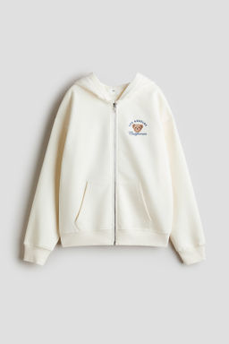 Chaqueta sudadera con capucha y motivo bordado - H&m фото 3