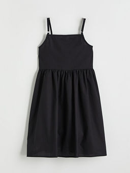 Kare Yaka K?z ?ocuk Elbise