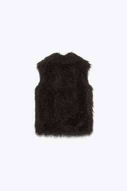 FAUX FUR GILET - Zara фото 4