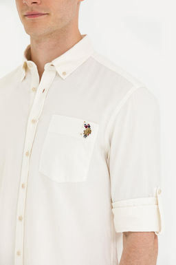 U. S. Polo Assn / Мужская рубашка с длинным рукавом Stone - U.s. polo assn фото 21