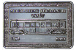 2000 форинтов 2021 года Венгрия -125 лет открытию подземной железной дороги