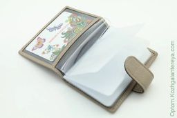 Женская кожаная визитница Sergio Valentini СВ 8035-010  фото 7