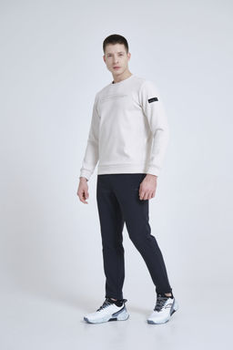 Свитшот с флисом Светло-серый - Anta фото 6