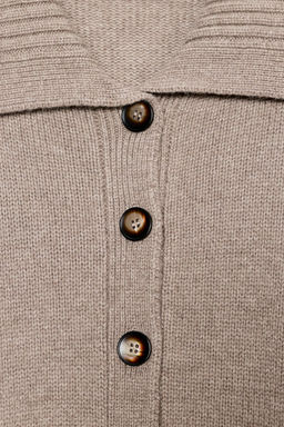 RIBBED TRIM CARDIGAN - Zara фото 7